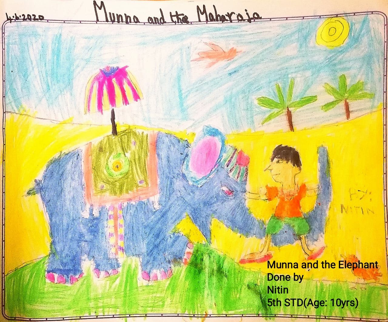 Nitin (aged 10) from Chennai, India